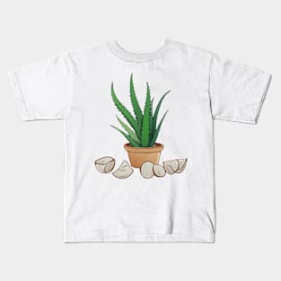 Aloe Plant - Healthy Nature Relaxing Kids T-Shirt